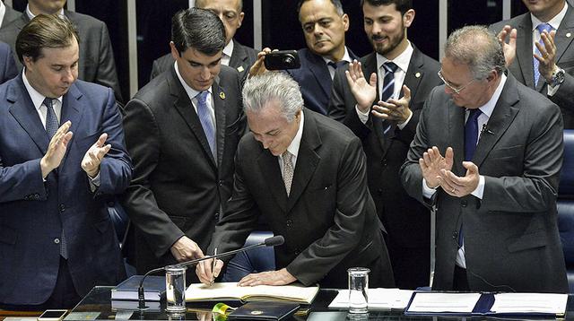 Así asumió Temer la presidencia de Brasil tras salida de Dilma - 4