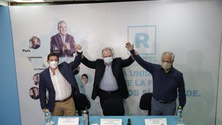 Rafael López Aliaga presenta “Convergencia Democrática” con Renzo Reggiardo y Francisco Diez Canseco