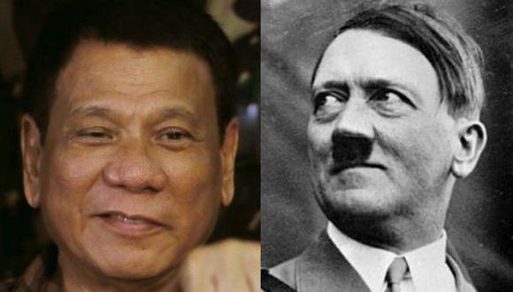 Duterte se compara con Hitler: Sería feliz matando drogadictos