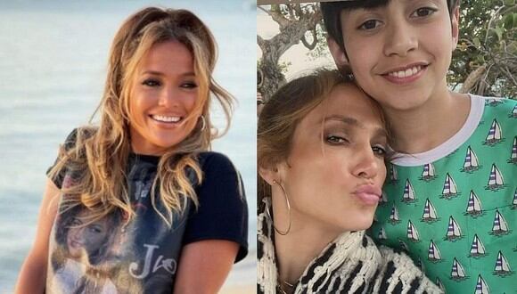 El pequeño Max acaba de cumplir 13 y sabe admirar perfectamente la belleza de su madre Jennifer Lopez. (Foto: @Jlo / Instagram)