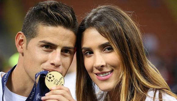 El jugador colombiano y la modelo iniciaron su relación a los 17 y 16 años, respectivamente (Foto: AFP)