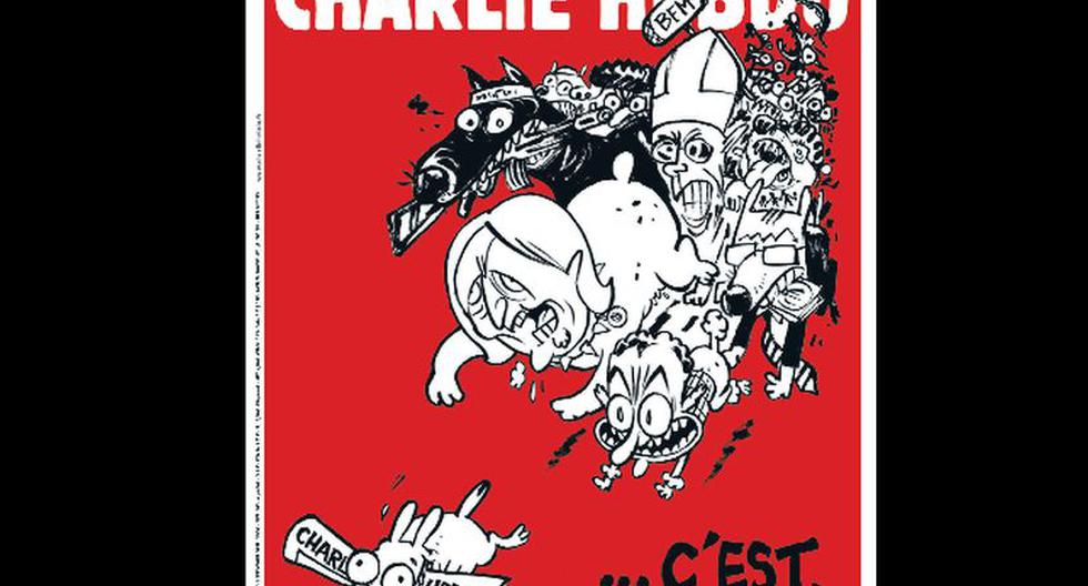 Esta será la portada del regreso de Charlie Hebdo (@Libe)