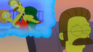 "Los Simpson": Ned Flanders se despidió de Edna Krapabbel