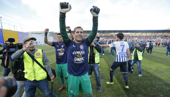 El héroe de Alianza: Leao Butrón. (Foto: Alonso Chero/El Comercio)