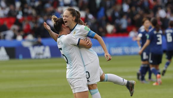 Argentina igualó 0-0 ante la favorita Japón y logró su primer punto en un mundial femenino. (Foto: AP)