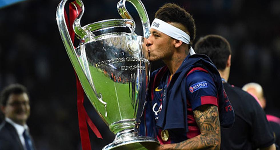 Neymar jugó su primera final de Champions League. (Foto: Getty Images)