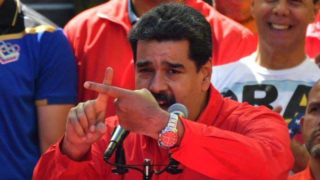 Crisis en Venezuela | Nicolás Maduro rompe relaciones con Colombia | Expulsa embajadores y cónsules y les da un plazo de 24 horas para salir del país. (AFP)