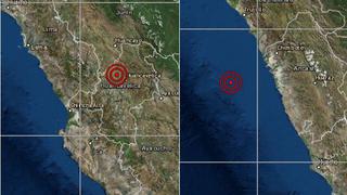 Registran sismos de 4 grados de magnitud en Huancavelica y Chimbote