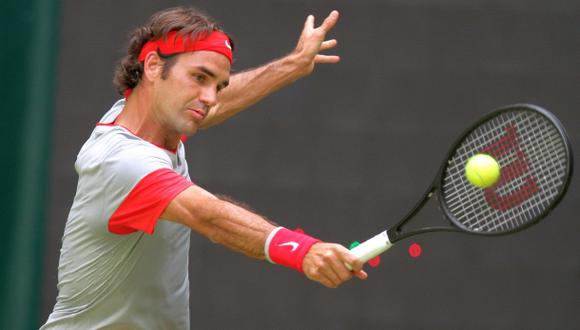 Roger Federer debutó con triunfo en el Abierto de Halle