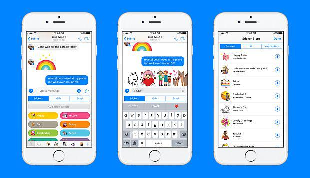 Los stickers tienen el objetivo de ayudar a las personas a expresar su individualidad. (Foto: Facebook)
