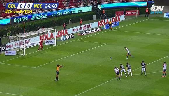 Chivas vs. Necaxa EN VIVO: mira el gol de Ángel Zaldívar para el 1-0 | VIDEO