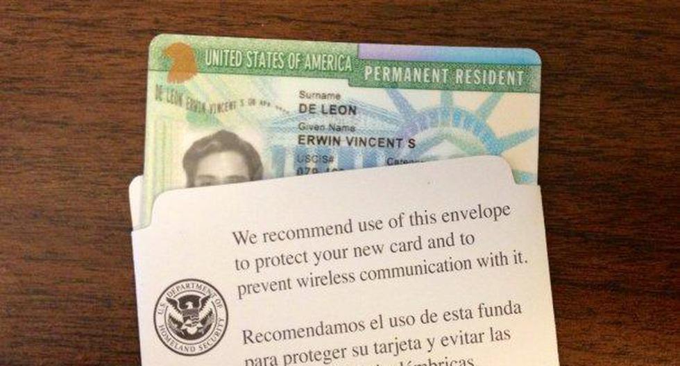 Una tarjeta de residencia permanente permite vivir y trabajar legalmente en EEUU. (Foto: fi2w.org)