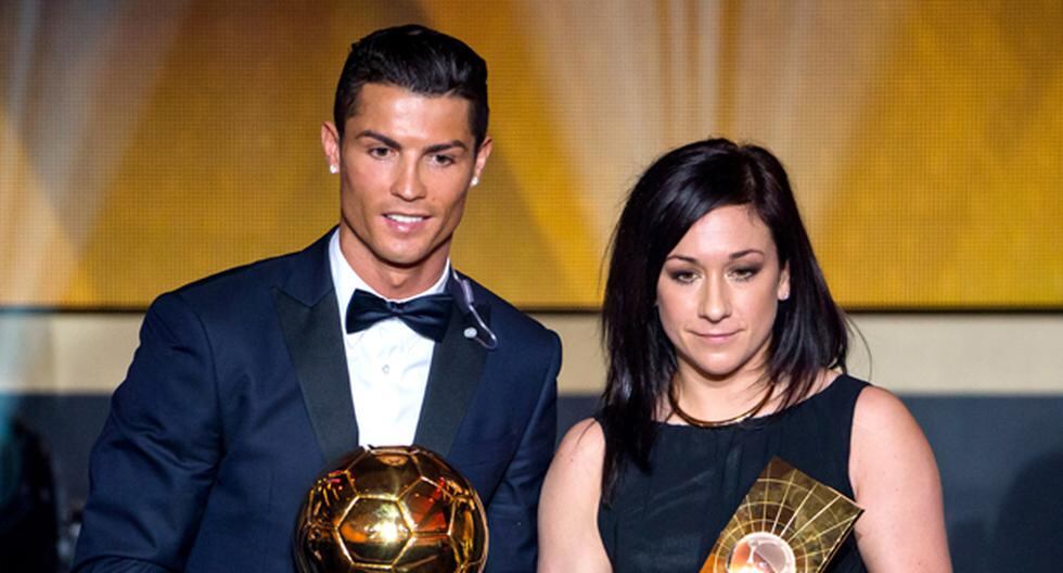 Cristiano Ronaldo y Nadine Kessler, ganadores en sus categorías (Foto: Getty Images)