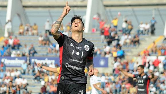La página oficial de la Liga MX determinó que Beto da Silva fue el mejor futbolista del encuentro entre Lobos BUAP y Pumas. El joven delantero peruano anotó un gol. (Foto: Agencias)