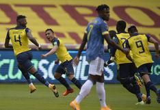 Ecuador goleó 6-1 a Colombia por Eliminatorias Qatar 2022