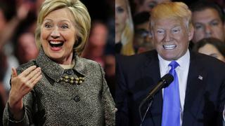 ¿Qué tan cerca están Clinton y Trump de los comicios generales?