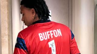 Sueño cumplido: Lapadula sorprendió a Gallese con camiseta autografiada de Buffon