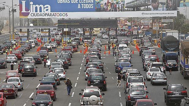 Peajes en la Panamericana Norte y Sur subirán S/.0,50 - 1