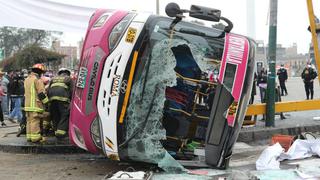 La Victoria: choque de dos buses deja al menos 12  heridos