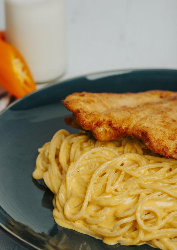 Receta de spaguetis a la huancaína | tallarines | milanesa | tips de Las  Recetas de Yo Madre | Rocio Oyanguren | PROVECHO | EL COMERCIO PERÚ