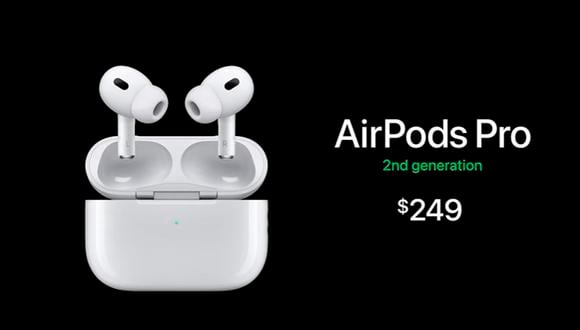 AirPods Pro 2: sale a US$299 (más detalles de sus nuevos audífonos de  Apple), Apple, Keynote, Apple Event, Celulares, Móviles, España, México, Colombia, USA, Argentina, TECNOLOGIA