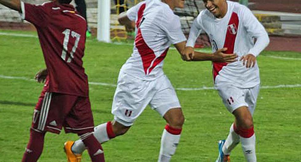 César Huamantica le hizo el este gol a Paraguay. (Foto: meridiano.com.ve)