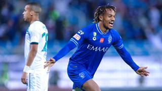 Al-Hilal venció 3-2 al Al-Faisaly con la presencia de André Carrillo