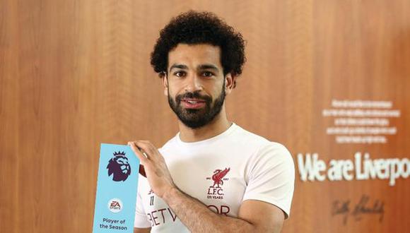Mohamed Salah obtuvo otro galardón en la temporada. Ahora se adjudicó con el premio al mejor futbolista de la edición 2017-18 de la Premier League. (Foto: LFC)