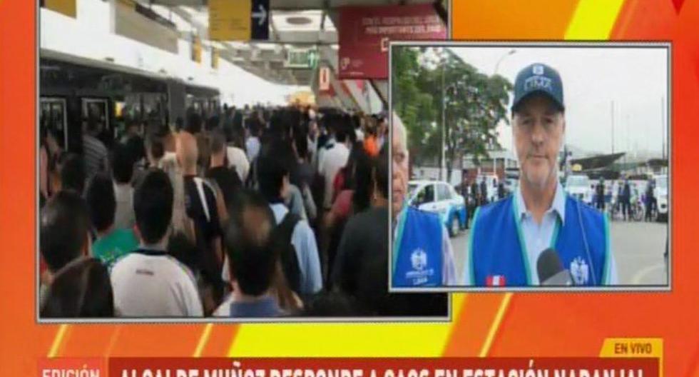 Alcalde de Lima anunció que la comuna planteará a los concesionarios mejoras para el servicio de transporte (Captura: ATV Noticias)