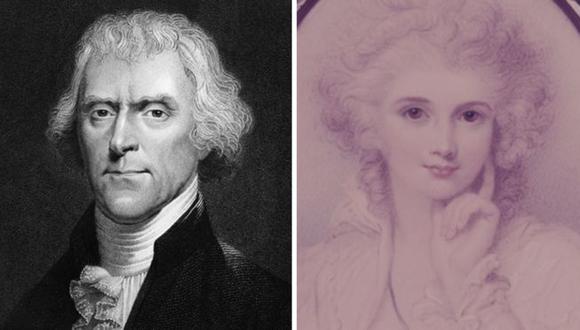 Thomas Jefferson se enamoró de María Cosway, pero ella no era libre. (Foto: Getty Images, vía BBC Mundo).