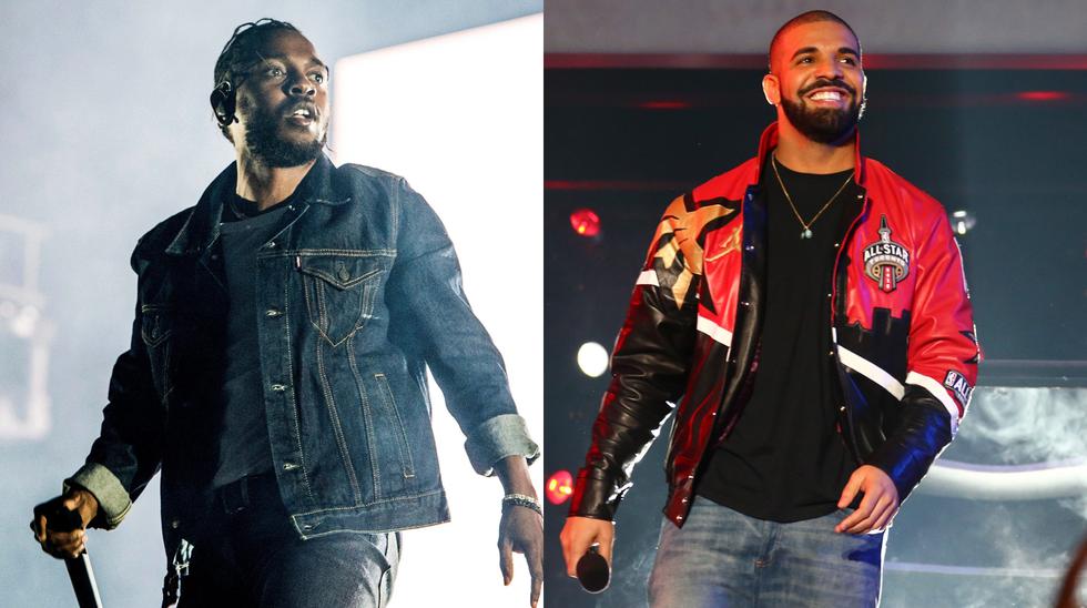 Kendrick Lamar y Drake competirán por varias estatuillas en la ceremonia del Grammy 2019. Fotos: Agencias.