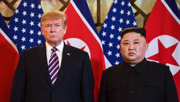 Lareunión en Hanoi entre Kim Yong-un y Donald Trump es la segunda desde su histórica cumbre en Singapur el año pasado. (Foto: AFP)