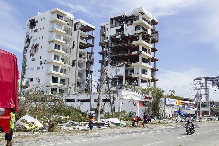 Daños ocasionados por el huracán Otis, que azotó el puerto de Acapulco, Guerrero (México) en octubre de 2023. (Foto: Óscar Guerrero / Amapola Periodismo)
