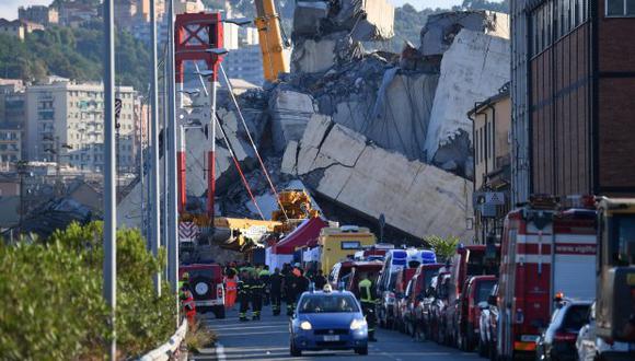 Maribel Erazo, hermana del peruano fallecido en Génova, dio algunos detalles de la víctima, tras la caída del puente Morandi el pasado martes. (Foto: EFE)