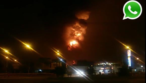 WhatsApp: estas explosiones causaron incendio en Comas [VIDEO]
