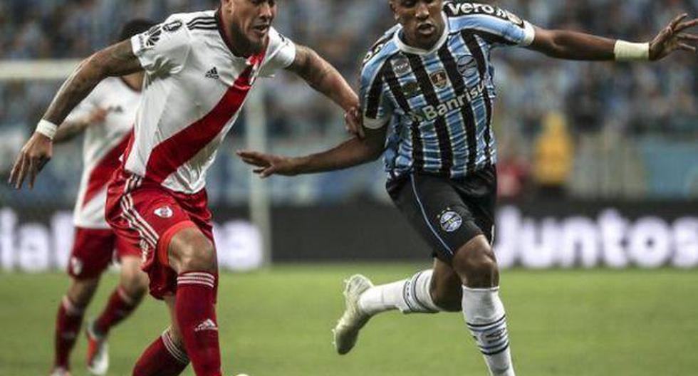 Gremio perdió en casa 2-1 contra River Plate y quedó fuera de la final de la Copa Libertadores | EFE