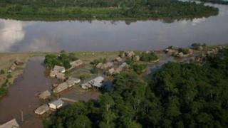 Río Huallaga pasó a estado de alerta roja debido a lluvias