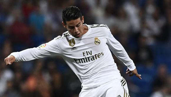 James Rodríguez no estará en el Real Madrid vs. Brujas por Champions League. (Foto: AFP)