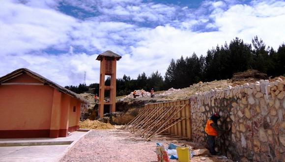 Avanzan obras para proteger centro arqueológico Cumbemayo