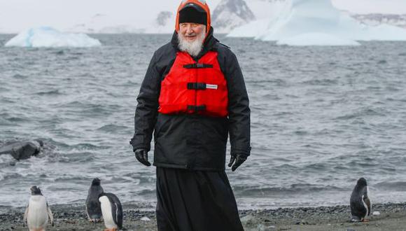 Patriarca Kirill visitó iglesia ortodoxa en la Antártida