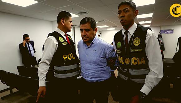 Carlos Revilla a su salida de la audiencia de prisión preventiva de este miércoles por el caso 'Los Intocables de la Corrupción'. Foto: GEC / Hugo Pérez