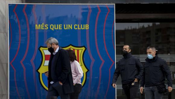 Barcelona se pronunció tras el allanamiento a las instalaciones del club. (Foto: AP)