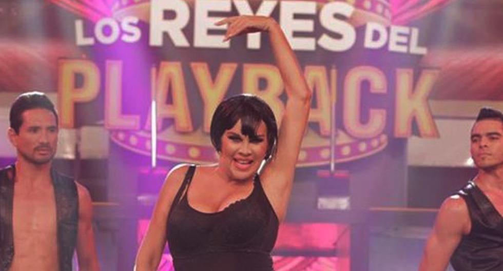 Los Reyes del Playback: Susán León luce su lado más sexy con Cabaret . (Foto: Twitter)