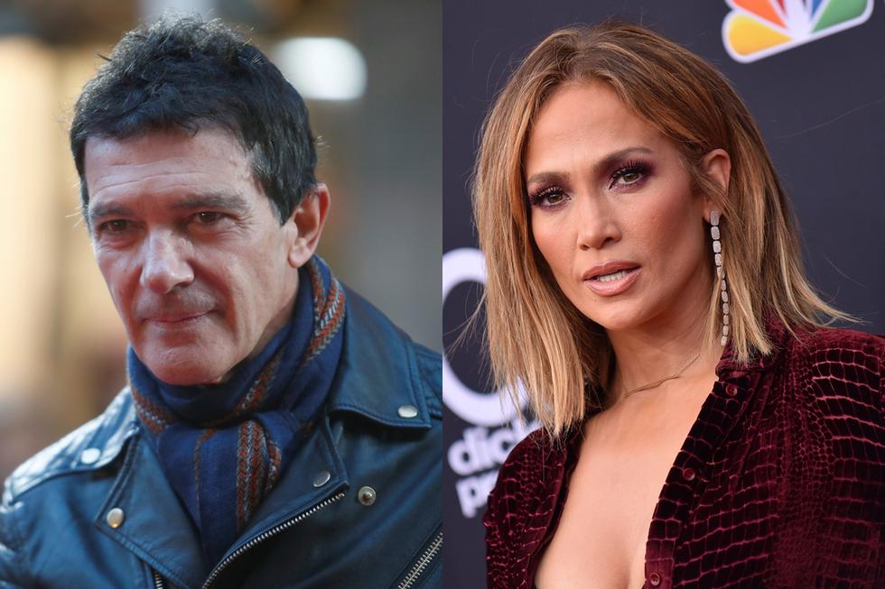 Antonio Banderas y Jennifer López. (Foto: Agencia)