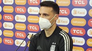 Scaloni elogió a Messi, destacó la importancia de Lautaro Martínez y actualizó el estado del ‘Kun’ Agüero