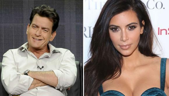 Charlie Sheen arremetió contra Kim Kardashian