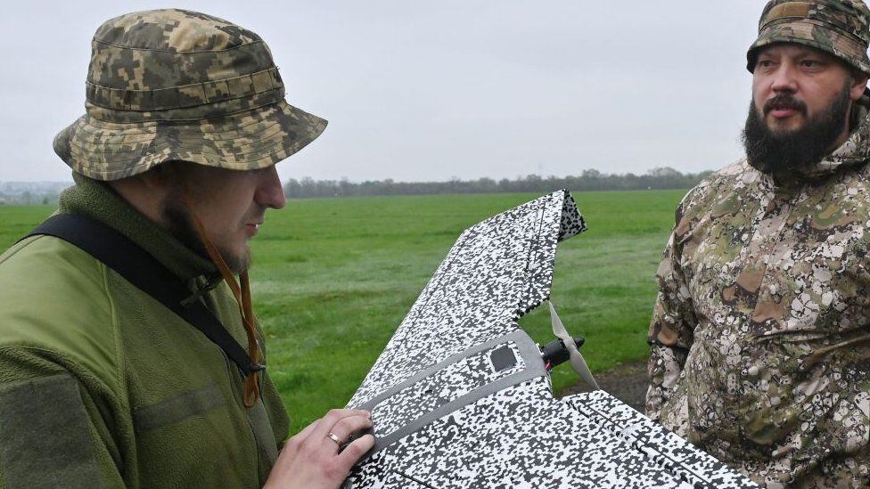 Ukrainian engineers developed the Sirko surveillance drone, which seeks to stay hidden from Russian eyes.  (GETTY IMAGES).