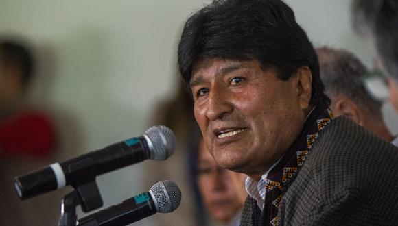 Evo Morales, expresidente de Bolivia, . (Foto de CLAUDIO CRUZ / AFP)