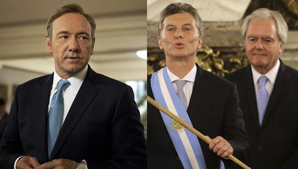 "House of Cards": protagonista bromea con presidente argentino