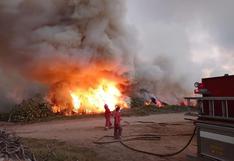 Áncash: incendio en Nepeña consume 35 hectáreas de pastizales